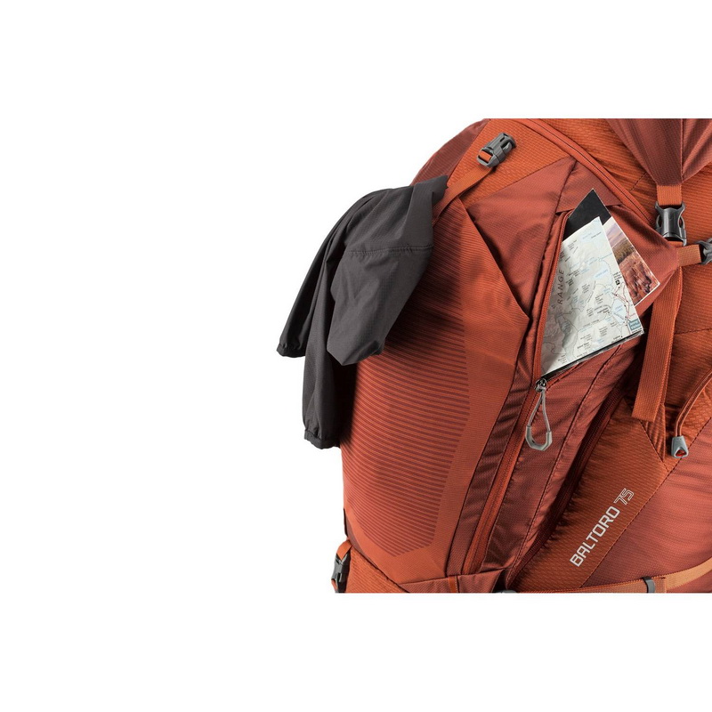 Gregory Baltoro 75L backpack pockets for accessories